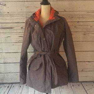 North Face rain coat